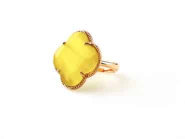 model Fiori ring in zilver roos verguld geel - Productontwerp