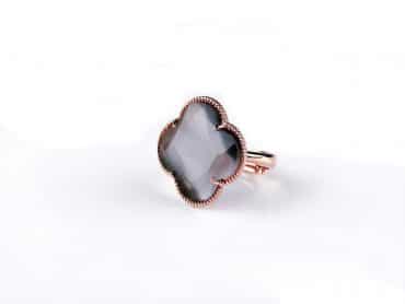 model Fiori ring in zilver roze verguld grijs - Ring