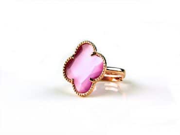 model Fiori ring in zilver roze verguld roos - Productontwerp