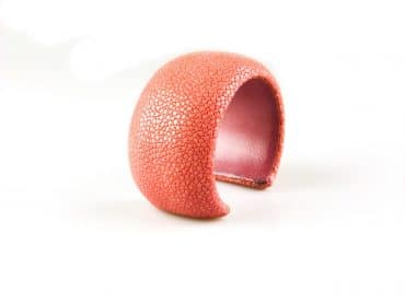 armband in roggenleder 40 mm breed kleur sensual pink - Productontwerp
