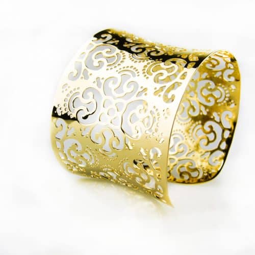 armband in brons model Glamzu - goudkleurig - Sieraden